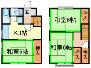 コーポ中山の物件間取画像